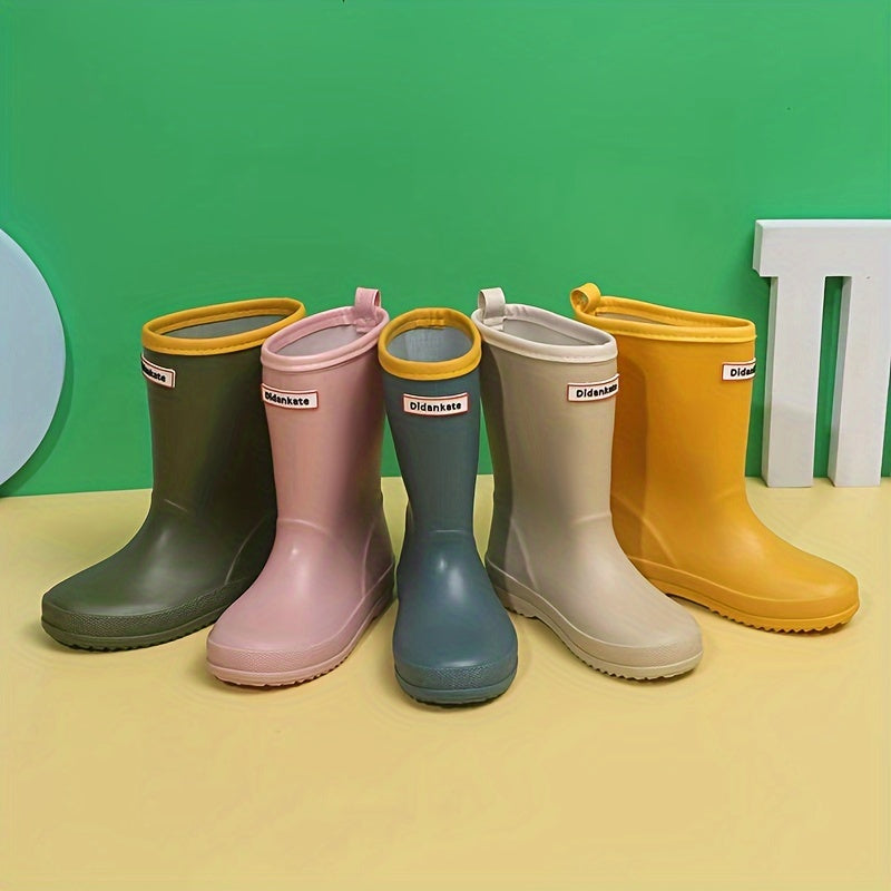 Stylish High Top Rain Boots for Girls