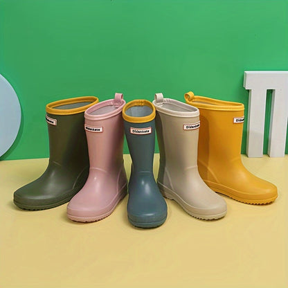 Stylish High Top Rain Boots for Girls