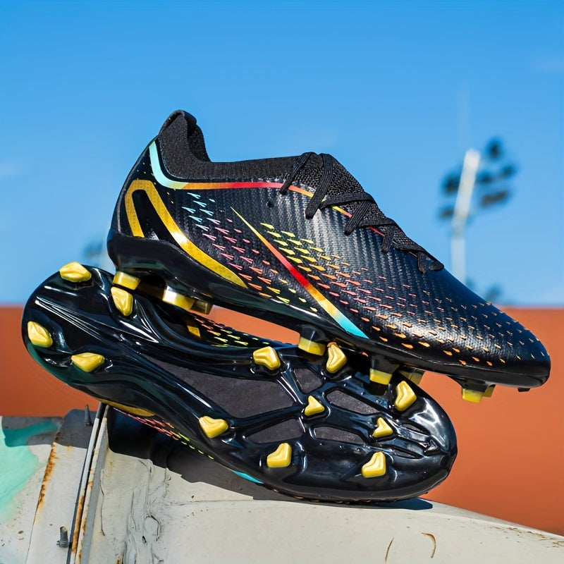 Professional Outdoor Anti-skid Breathable Lace Up FG Soccer Cleats