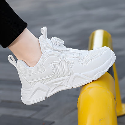 Sneakers With Rotating Button For Boys