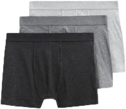 Lacoste Men's Essentials Classic 3 Pack 100% Cotton Boxer Briefs