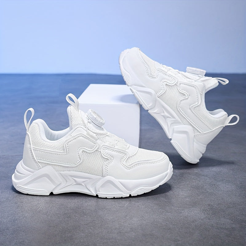 Sneakers With Rotating Button For Boys