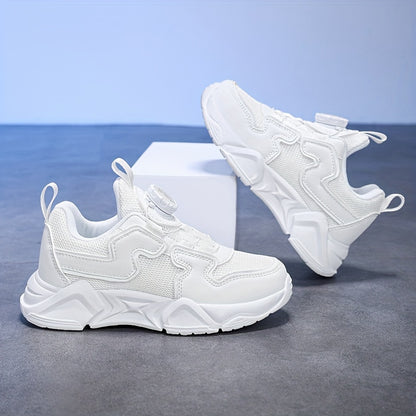 Sneakers With Rotating Button For Boys