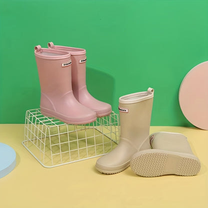 Stylish High Top Rain Boots for Girls