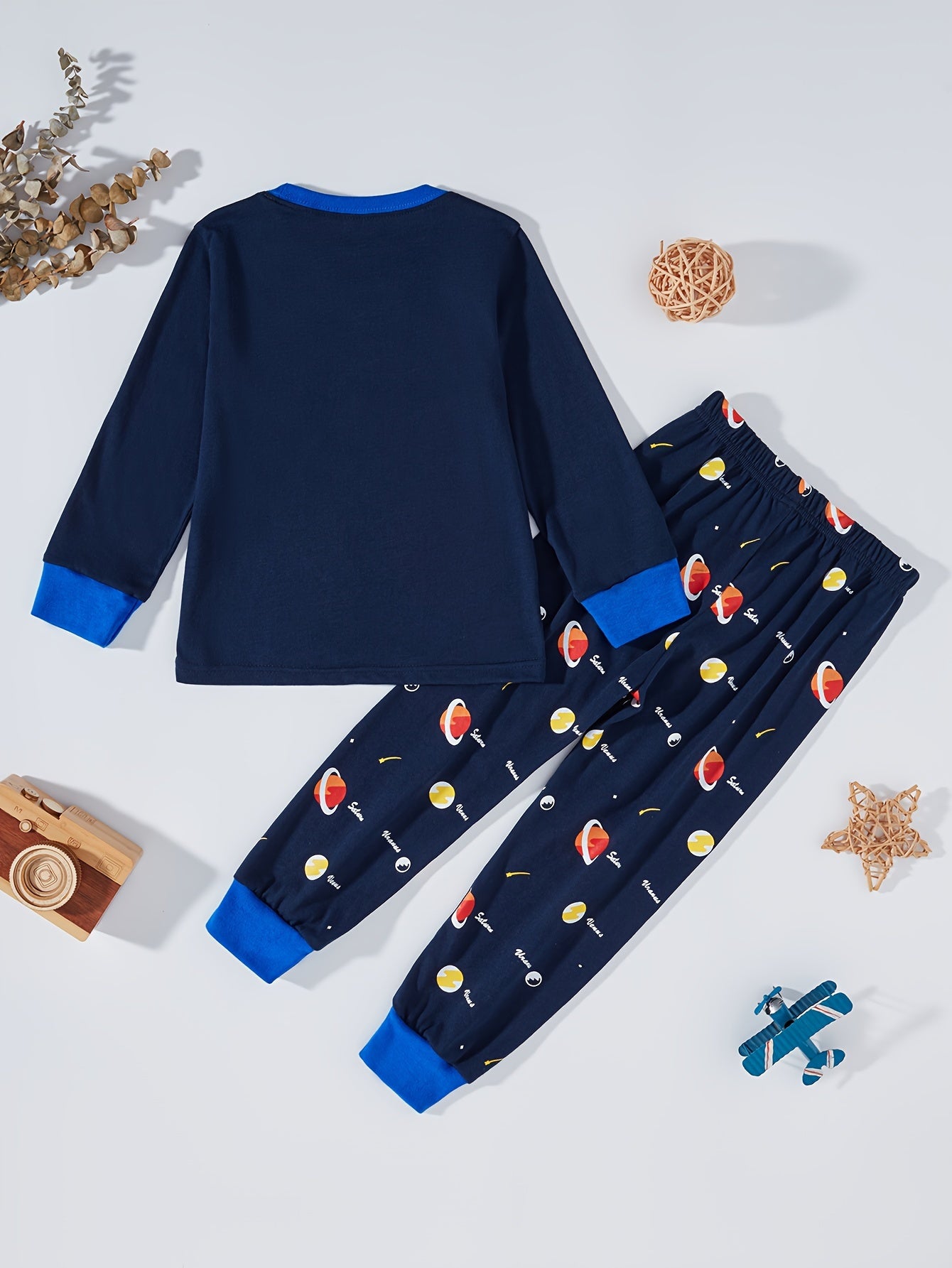 Toddler Boys 2-piece Trendy Pajama Sets