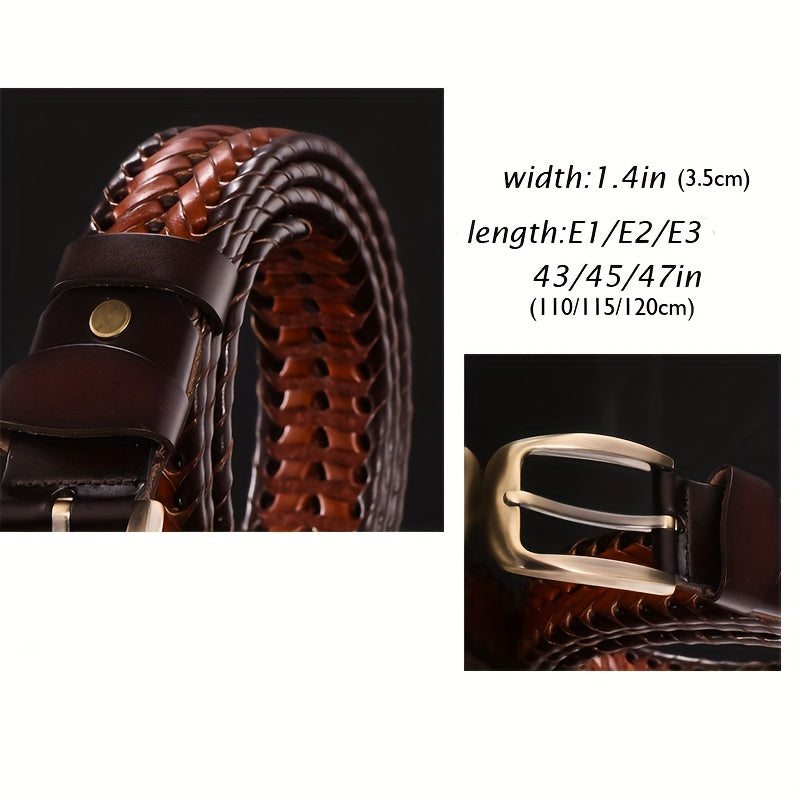 Woven Casual Versatile Pants Belt - 110/115/120cm
