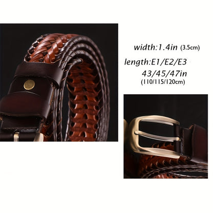 Woven Casual Versatile Pants Belt - 110/115/120cm