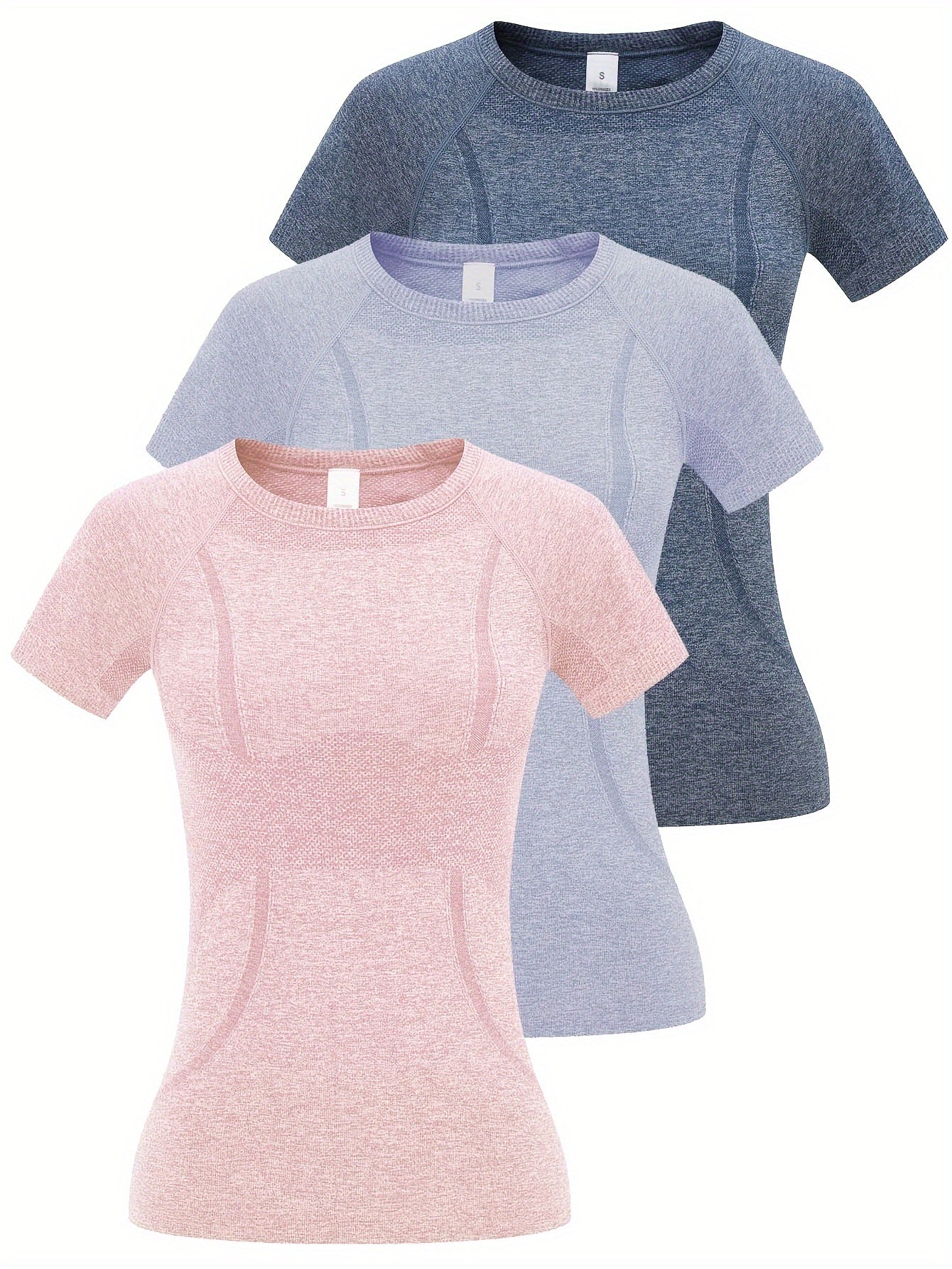 3pcs Women's Sports Fitness Running Top